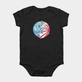 Yin Yang Cats Baby Bodysuit